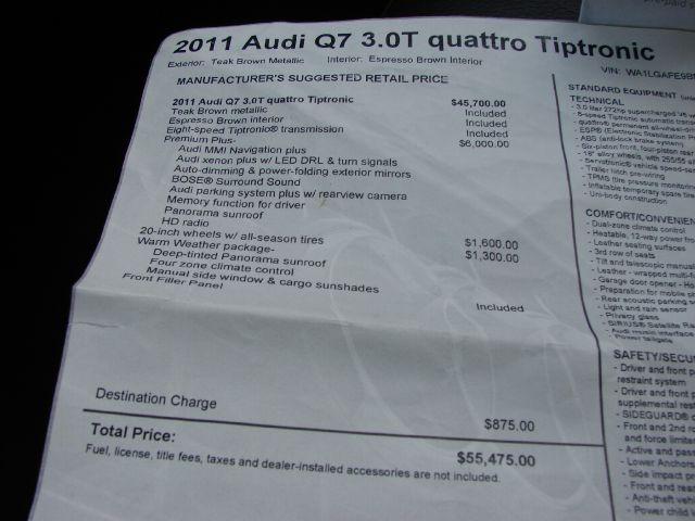 Audi Q7 2011 photo 35