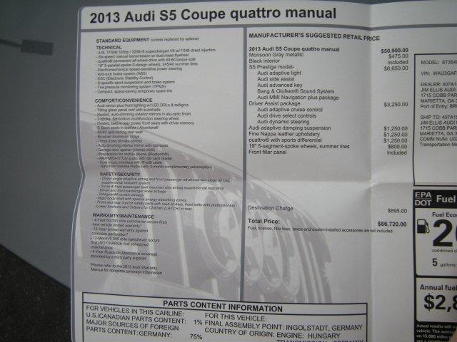 Audi S5 2013 photo 6