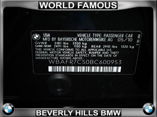 BMW 5 series 3.5tl W/tech Pkg Other