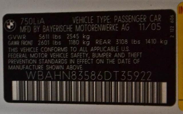 BMW 7 series 2006 photo 1