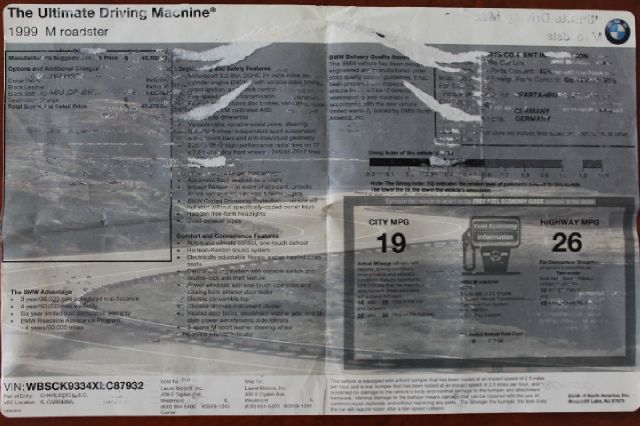 BMW M Roadster 1999 photo 15