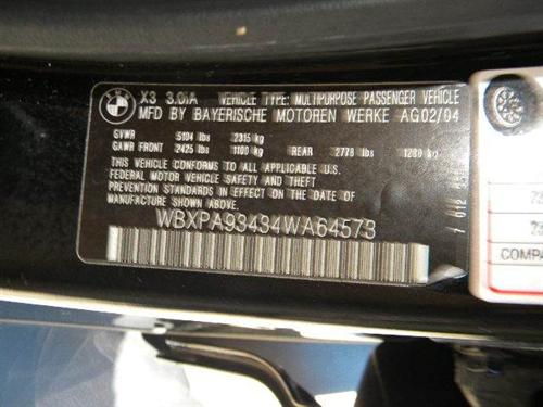 BMW X3 4x4 W Leather And Wood Grain Other