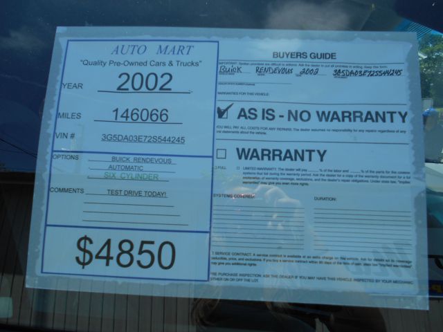 Buick Rendezvous 2002 photo 4