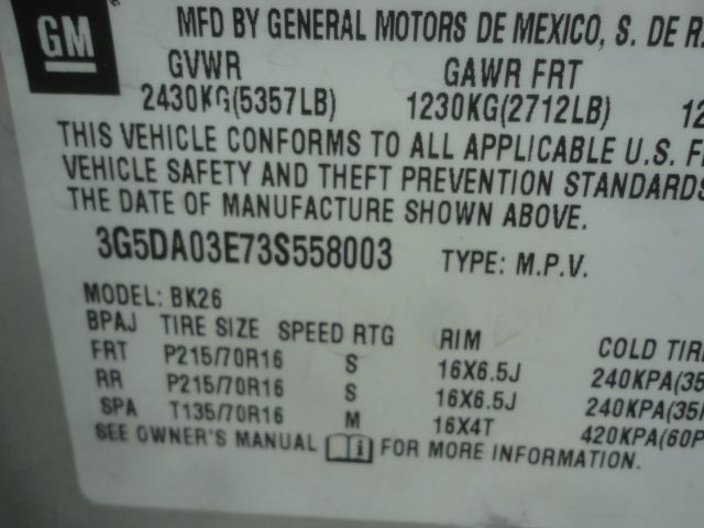 Buick Rendezvous 2003 photo 2