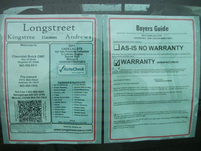 Cadillac DTS 2011 photo 5