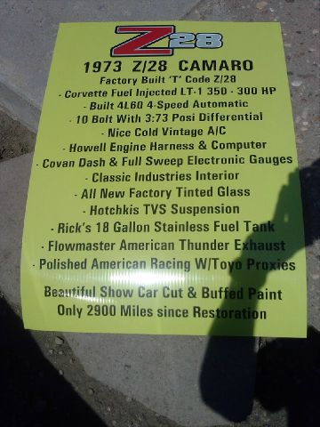 Chevrolet Camaro 1973 photo 4