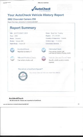 Chevrolet Camaro 2002 photo 24