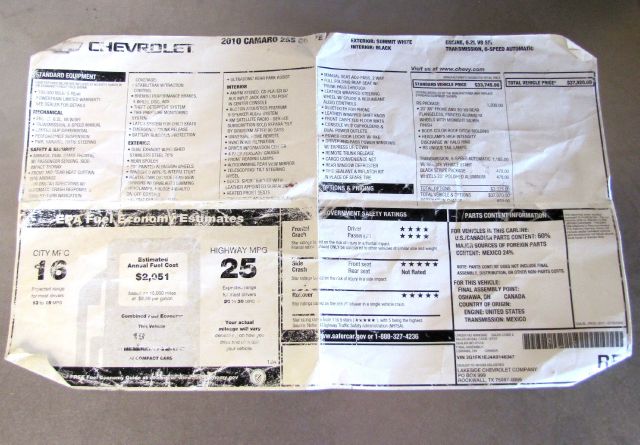 Chevrolet Camaro 2010 photo 10