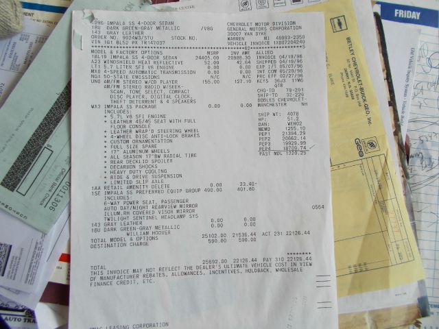 Chevrolet Caprice Classic or Impala SS 1996 photo 2