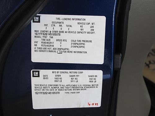 Chevrolet Corvette 2004 photo 5