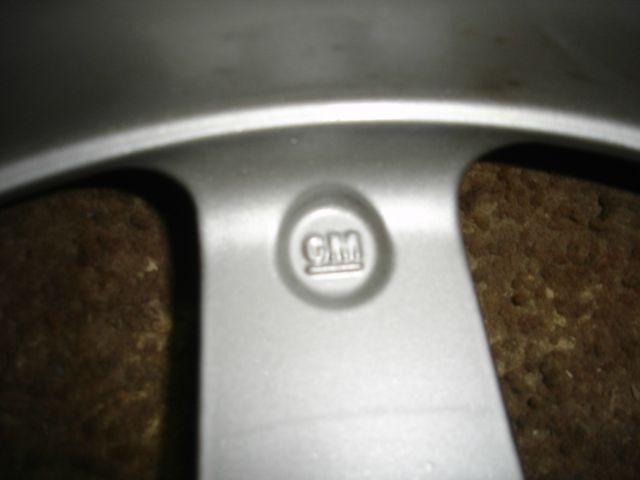 Chevrolet Corvette Wheels GL 2WD 2.4L 4-cyl Automatic Parts and Accessories