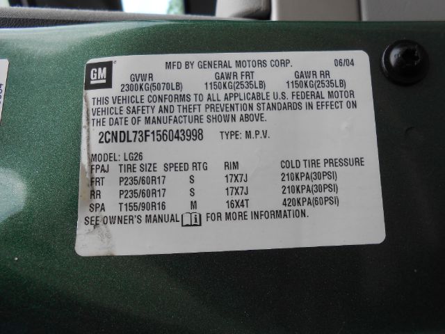 Chevrolet Equinox 2005 photo 14