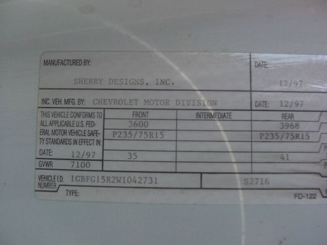 Chevrolet G1500 1998 photo 30