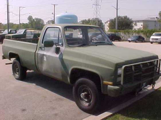 Chevrolet Military Truck SLE W-3sa W-pdn Pickup
