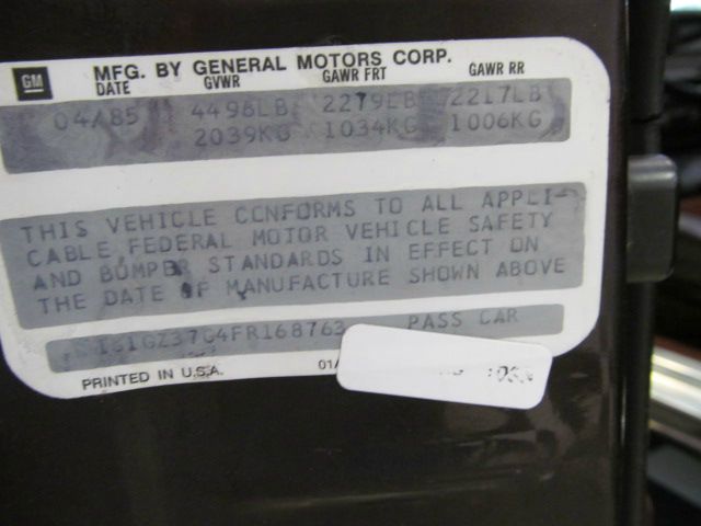 Chevrolet Monte Carlo 1985 photo 13