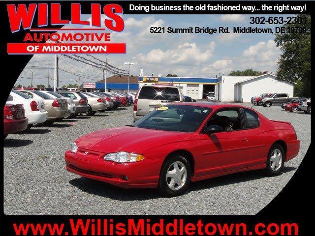 Chevrolet Monte Carlo 4dr Sdn Auto (natl) Hatchback Coupe