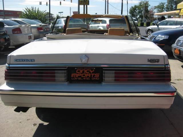 Chrysler Lebaron 1985 photo 5