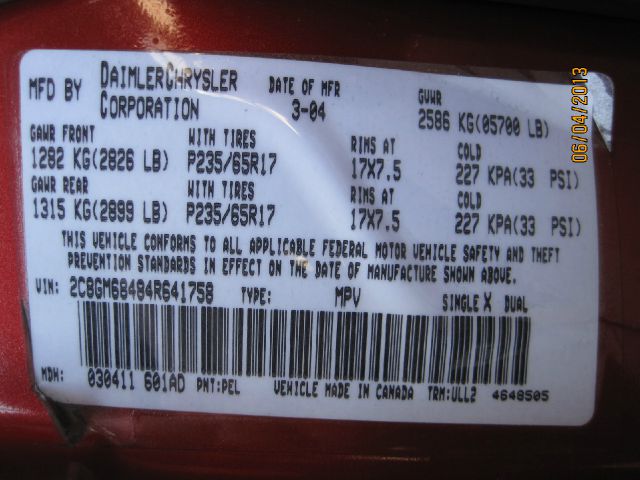 Chrysler Pacifica 2004 photo 12