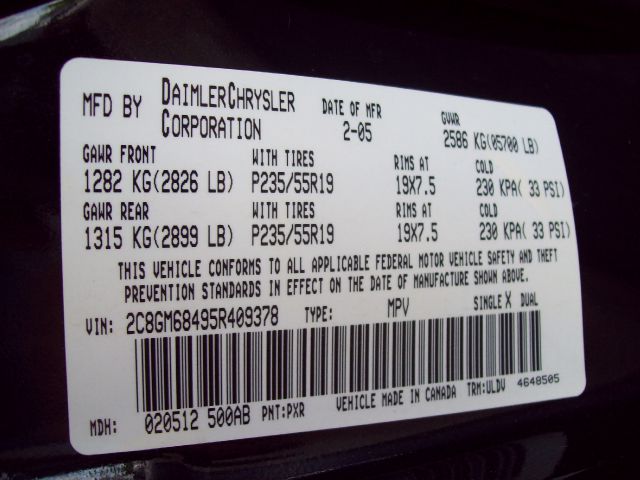 Chrysler Pacifica 2005 photo 25