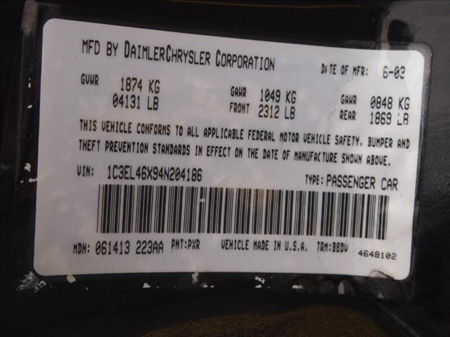 Chrysler Sebring Base Sedan