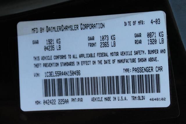 Chrysler Sebring 2004 photo 1