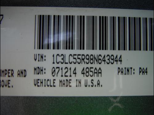 Chrysler Sebring 2008 photo 2