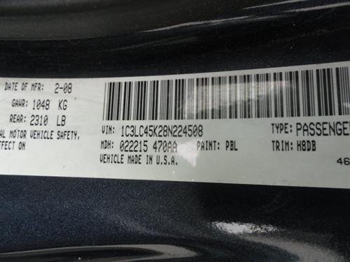 Chrysler Sebring 2008 photo 2