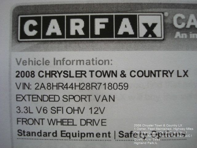 Chrysler Town and Country Elk Conversion Van MiniVan