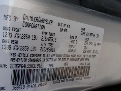 Chrysler Town and Country SLT 25 Other