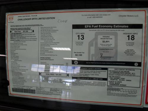 Dodge Challenger XLS 4WD Other