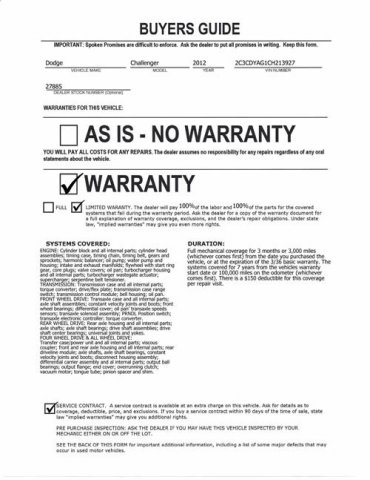 Dodge Challenger 2012 photo 1