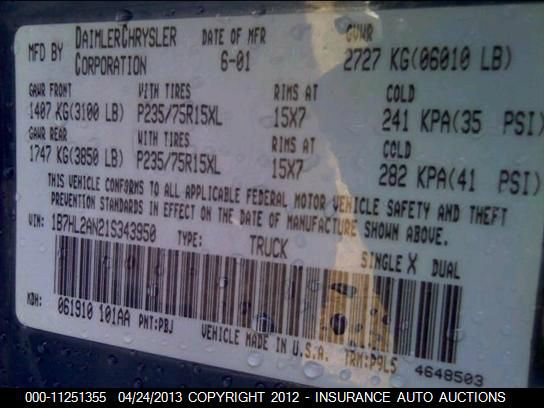 Dodge Dakota 2001 photo 4