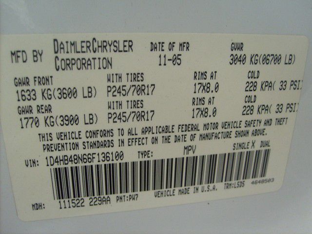 Dodge Durango 2006 photo 35