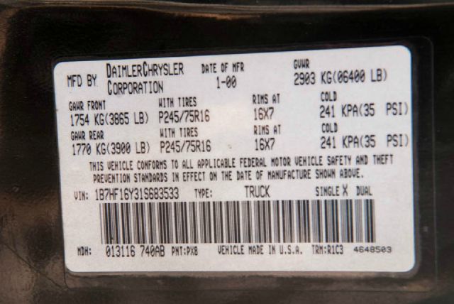 Dodge Ram 1500 2001 photo 23