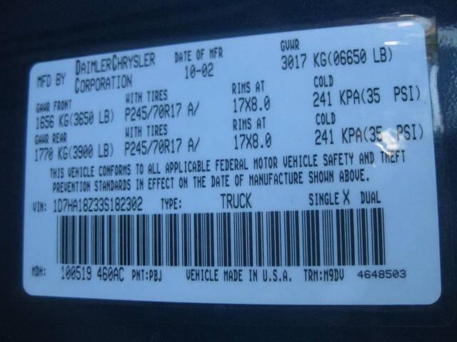 Dodge Ram 1500 2003 photo 3