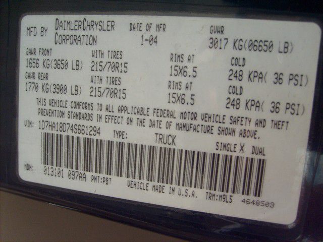 Dodge Ram 1500 2004 photo 3