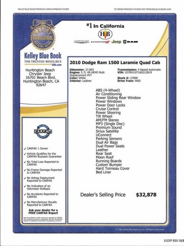 Dodge Ram 1500 2010 photo 2