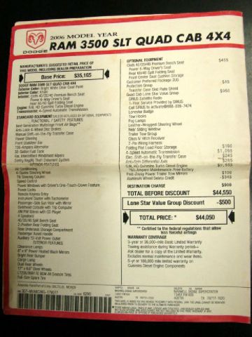 Dodge Ram 3500 2006 photo 1