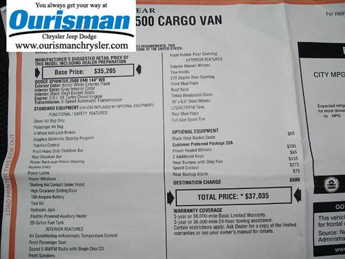 Dodge Sprinter 2500 2008 photo 2