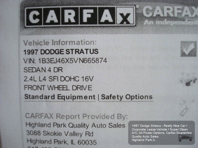 Dodge Stratus 1997 photo 31