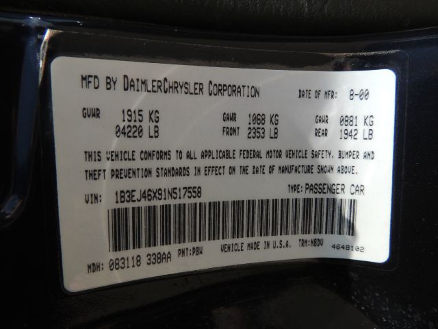 Dodge Stratus 2001 photo 11