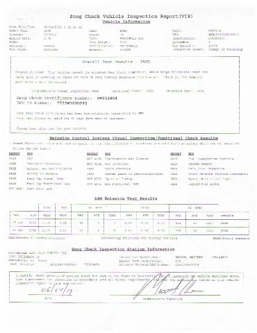 Ford Contour 1996 photo 17