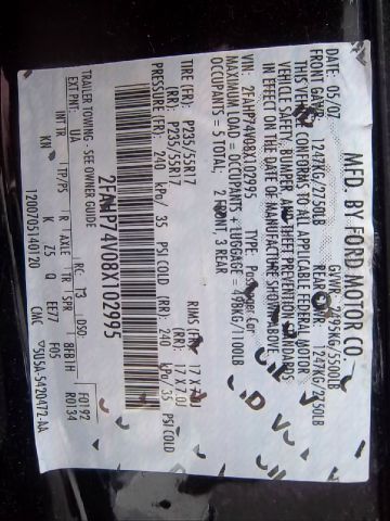 Ford Crown Victoria 2008 photo 21