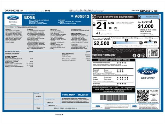 Ford Edge 2014 photo 1