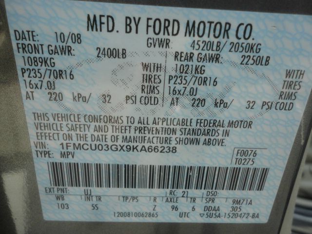 Ford Escape 2009 photo 21