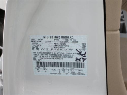 Ford Escape 2010 photo 4