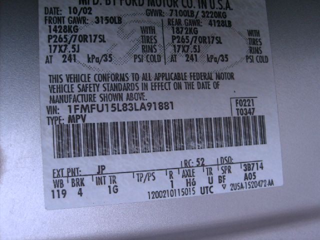 Ford Expedition Ext Cab 155.5 WB SUV