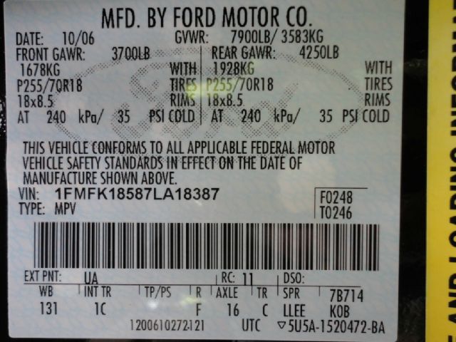 Ford Expedition EL 2007 photo 13