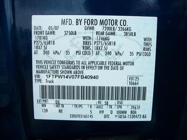 Ford F150 2007 photo 7