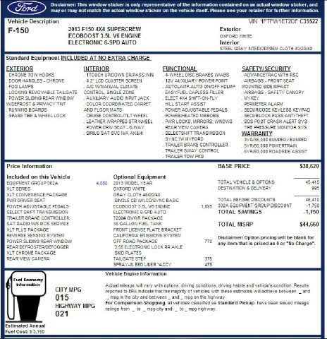 Ford F150 2013 photo 2